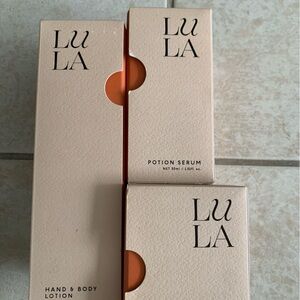 LULA Skin Care Set: Lotion, Serum, Balm